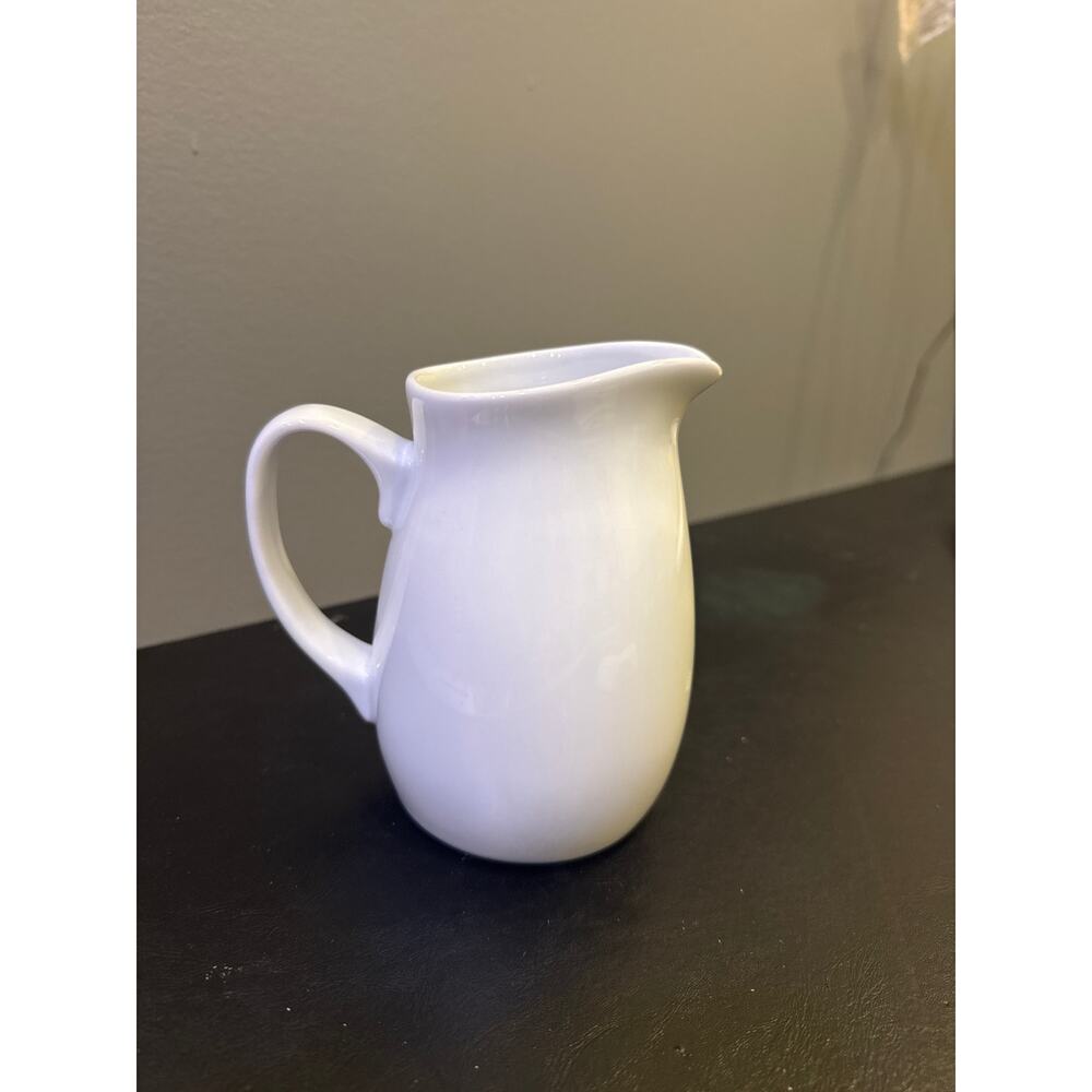 Fitz & Floyd Everyday White Porcelain 5" Creamer 12 oz